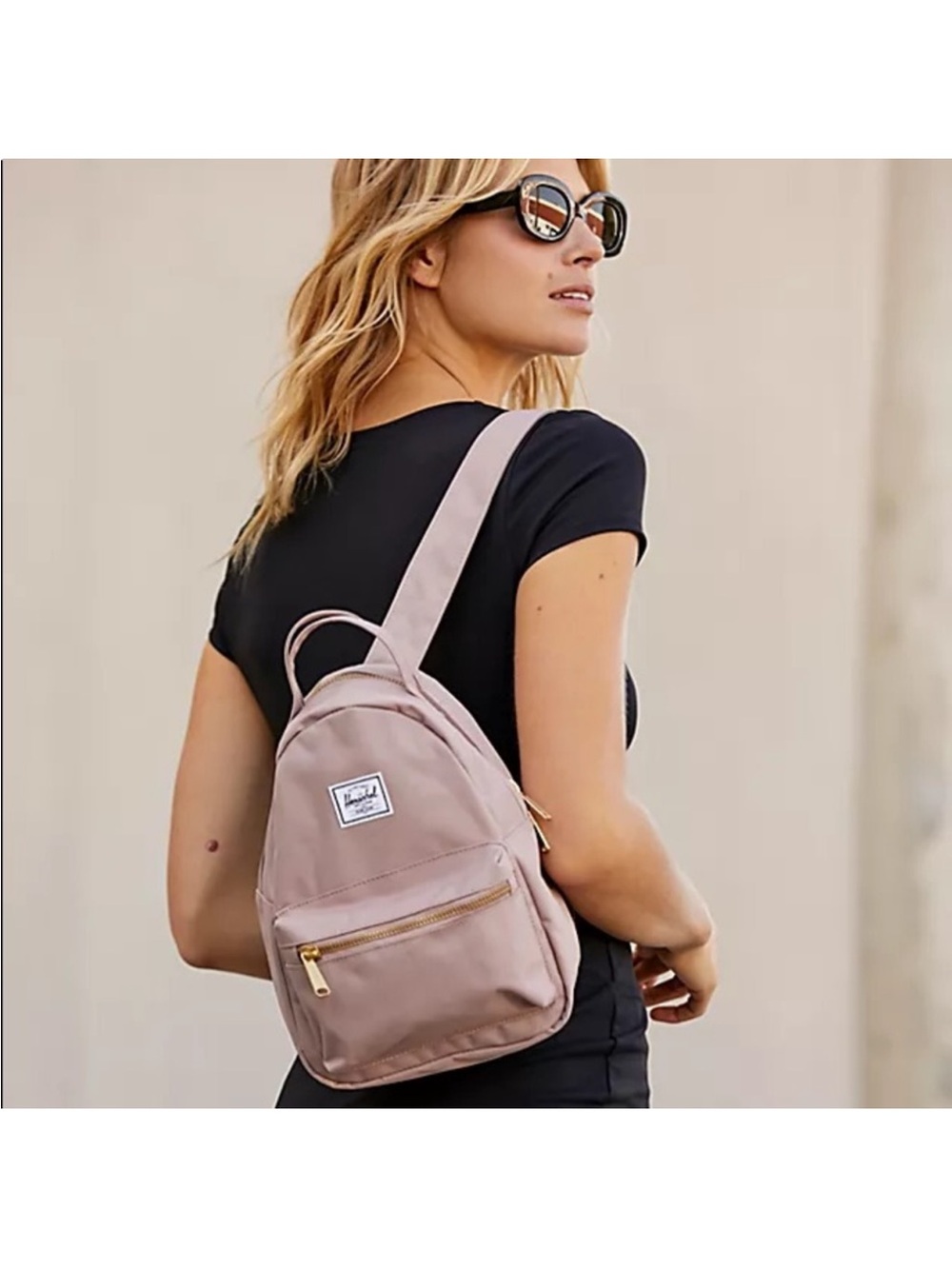 Herschel Supply Company Nova Mini Backpack in the ash rose.
